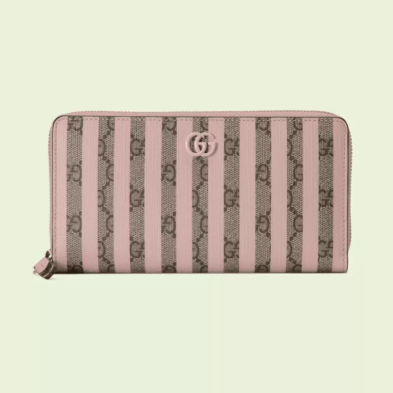 【GUCCI】GGスプリーム ダブルG ジップアラウンド 長財布 - 画像 (4)