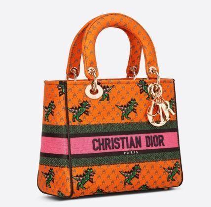 *21AW*新作*LADY D-LITE DRAGON & FIRE ミディアムバッグ - 画像 (5)