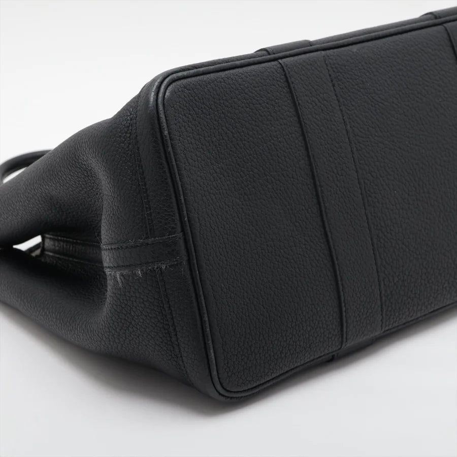 エルメス ガーデンパーティPM ネゴンダ ブラック シルバー金具 - 画像 (6)