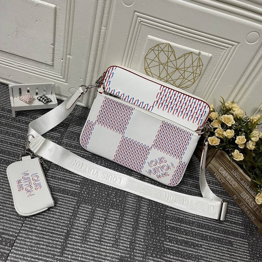 【Louis Vuitton 】(ルイヴィトン)Trio amier Spray クロスボディバッグ 25.0 x 18.5 x 7.0 cm - 画像 (7)