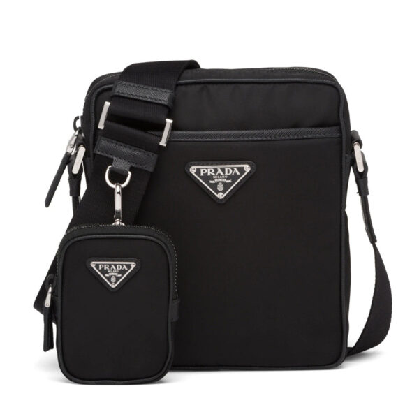 PRADA ☆ナイロンxサフィアーノレザー クロスボディバッグ