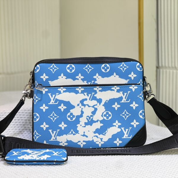 ★LOUIS VUITTON★青い空と白い雲の新しいトリオ メッセンジャー バッグ M58041