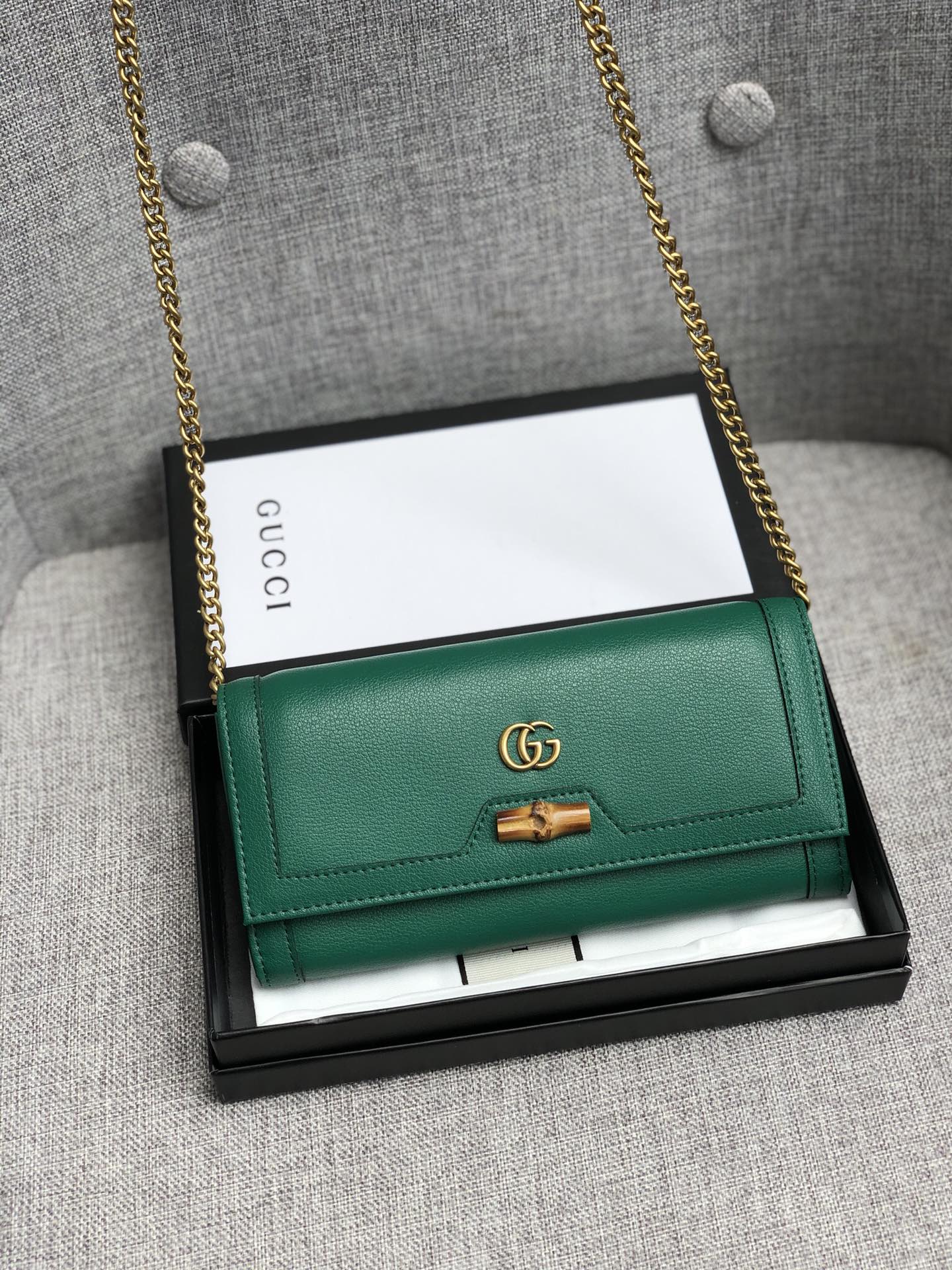 累積売上総額第1位【GUCCI★グッチ】チェーンウォレット - 画像 (17)