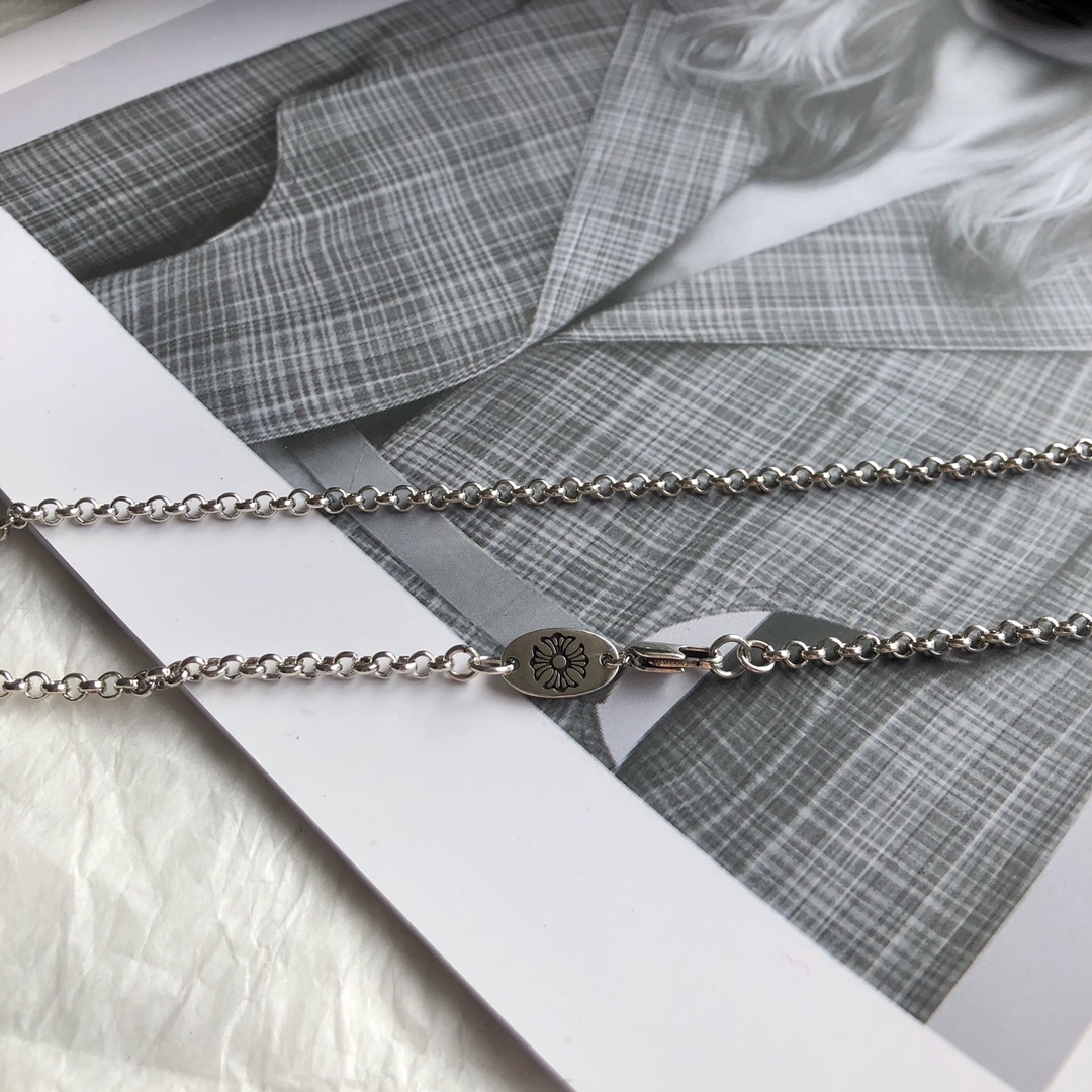 Chrome Hearts クロムハーツ バッジクロスネックレス 65cm - 画像 (12)