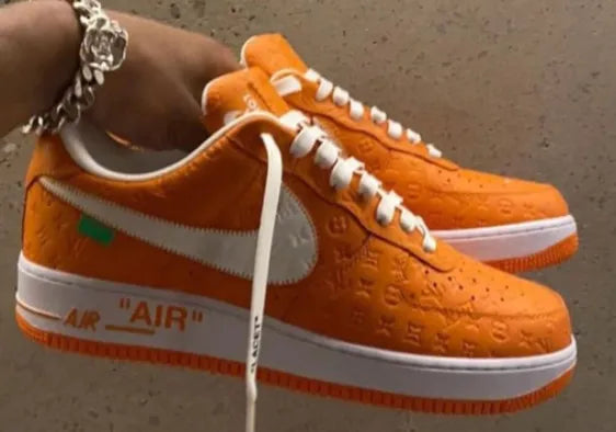 【新商品発売】【今年の新商品】THE LOUIS VUITTON X NIKE AIR FORCE 1【代金引換】七色 - 画像 (9)