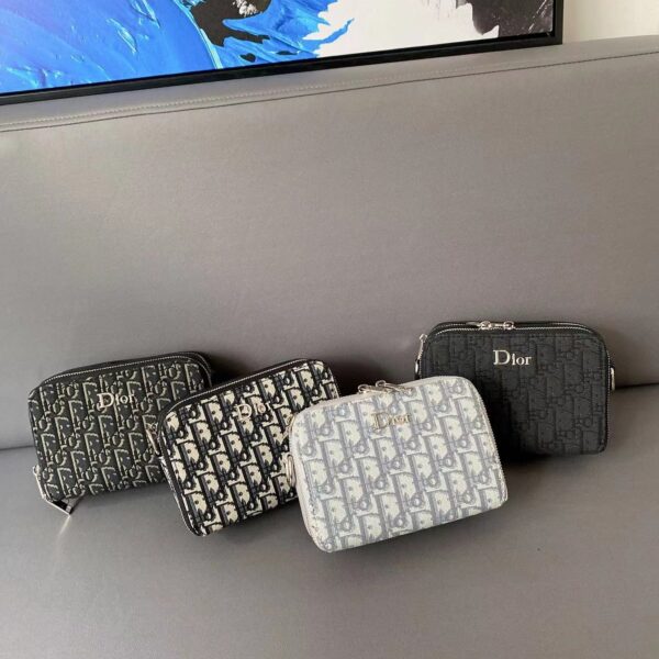 Dior エンブロイダリー ニット カメラバッグ 化粧ポーチ