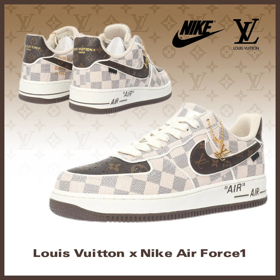 【日本未入荷】♪超入手困難LOUIS VUITTON X NIKE AIR FORCE1【代金引換】 - 画像 (7)