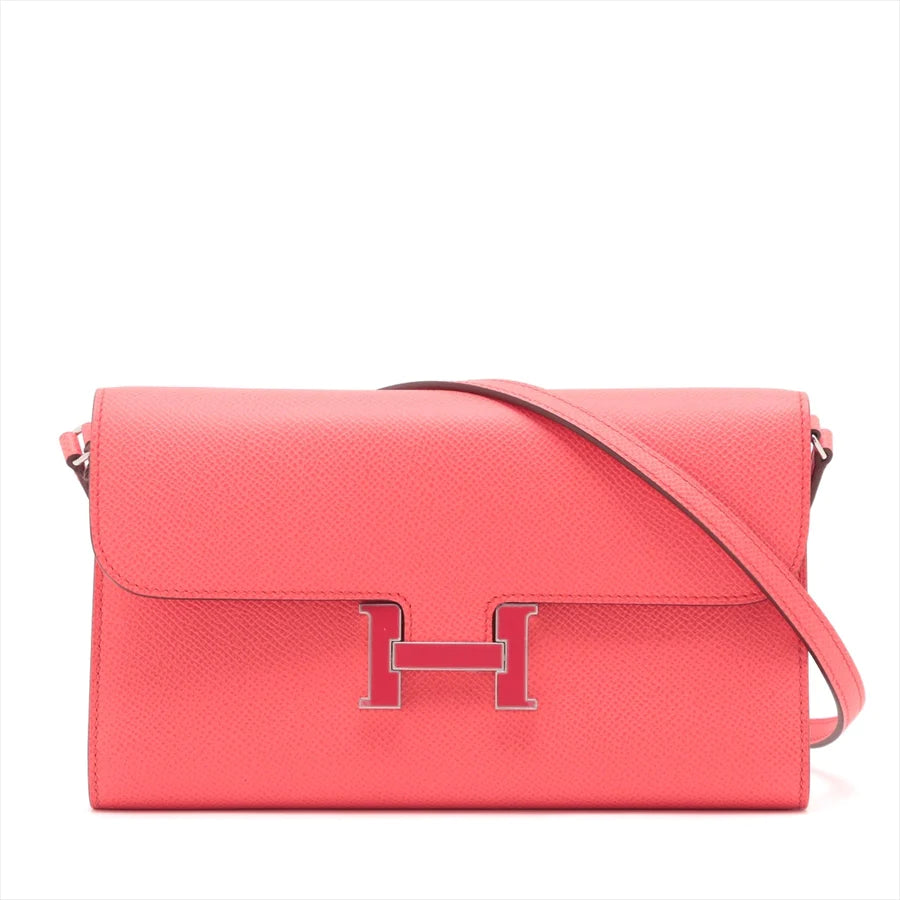 エルメス コンスタンスロング トゥーゴー ヴォーエプソン ブーゲンビリア シルバー金具 - 画像 (10)