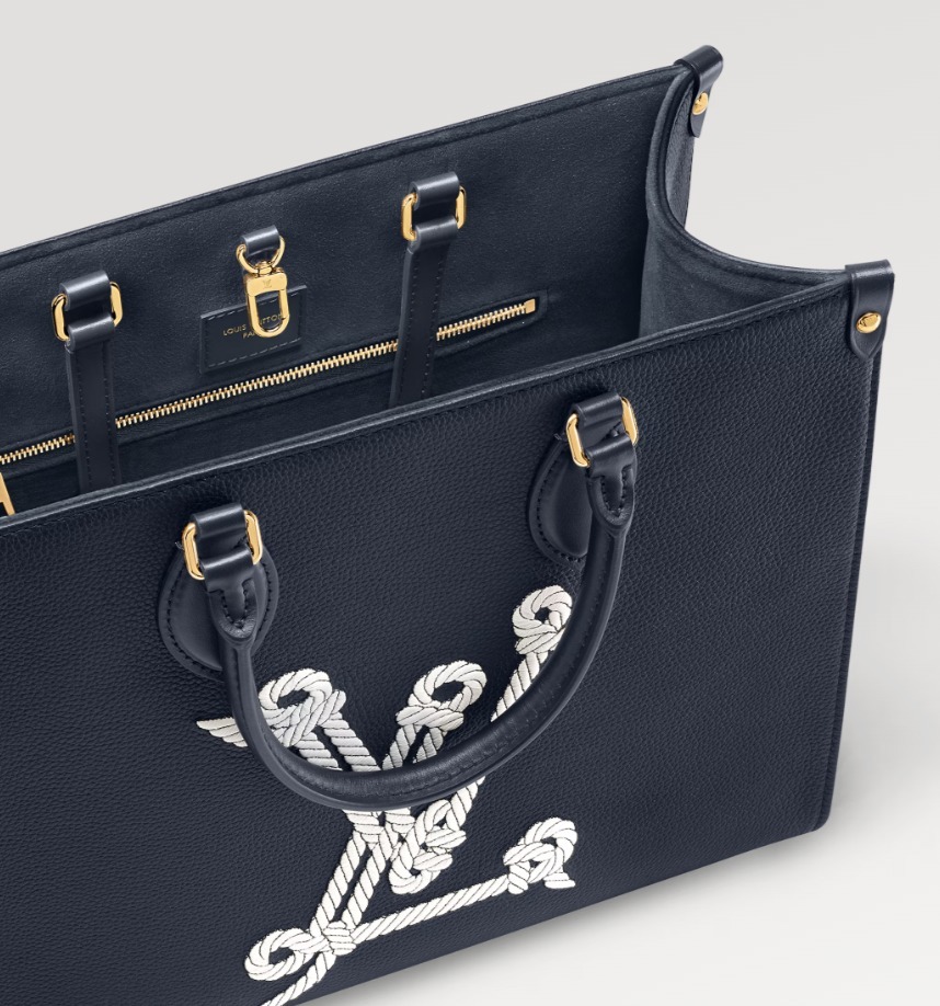 新作24SS【Louis Vuitton】オンザゴー MM トートバック ネイビー M24834 - 画像 (5)