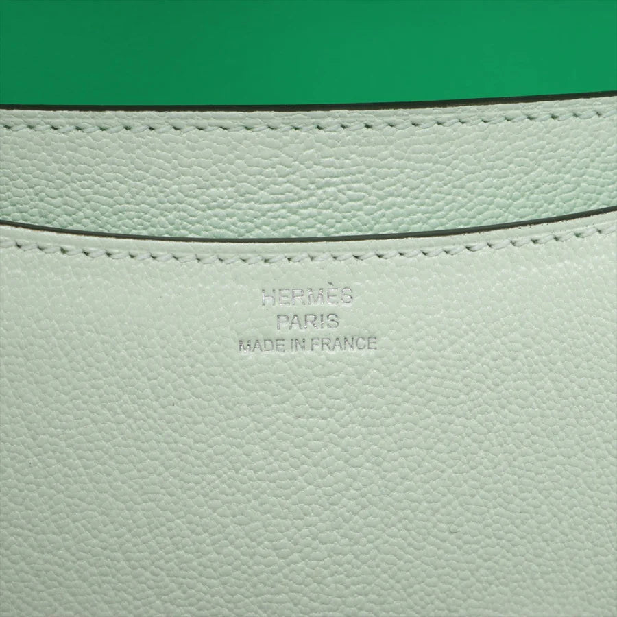 エルメス コンスタンス3 ミニ18 ミロワール シェブルミゾル ヴェールフィズ シルバー金具 - 画像 (4)