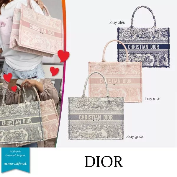 DIOR トワル ドゥ ジュイ スモールトートバッグ - 画像 (2)