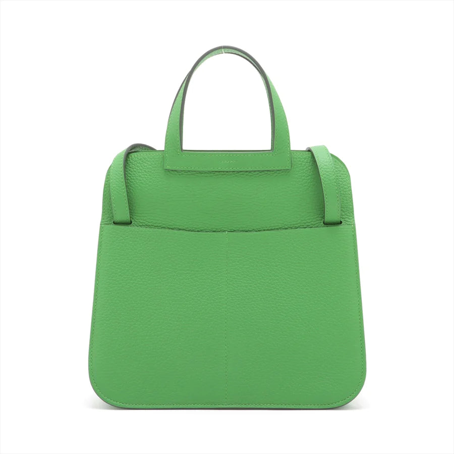 エルメス アルザン25 トリヨンクレマンス ヴェールユッカ シルバー金具 - 画像 (2)