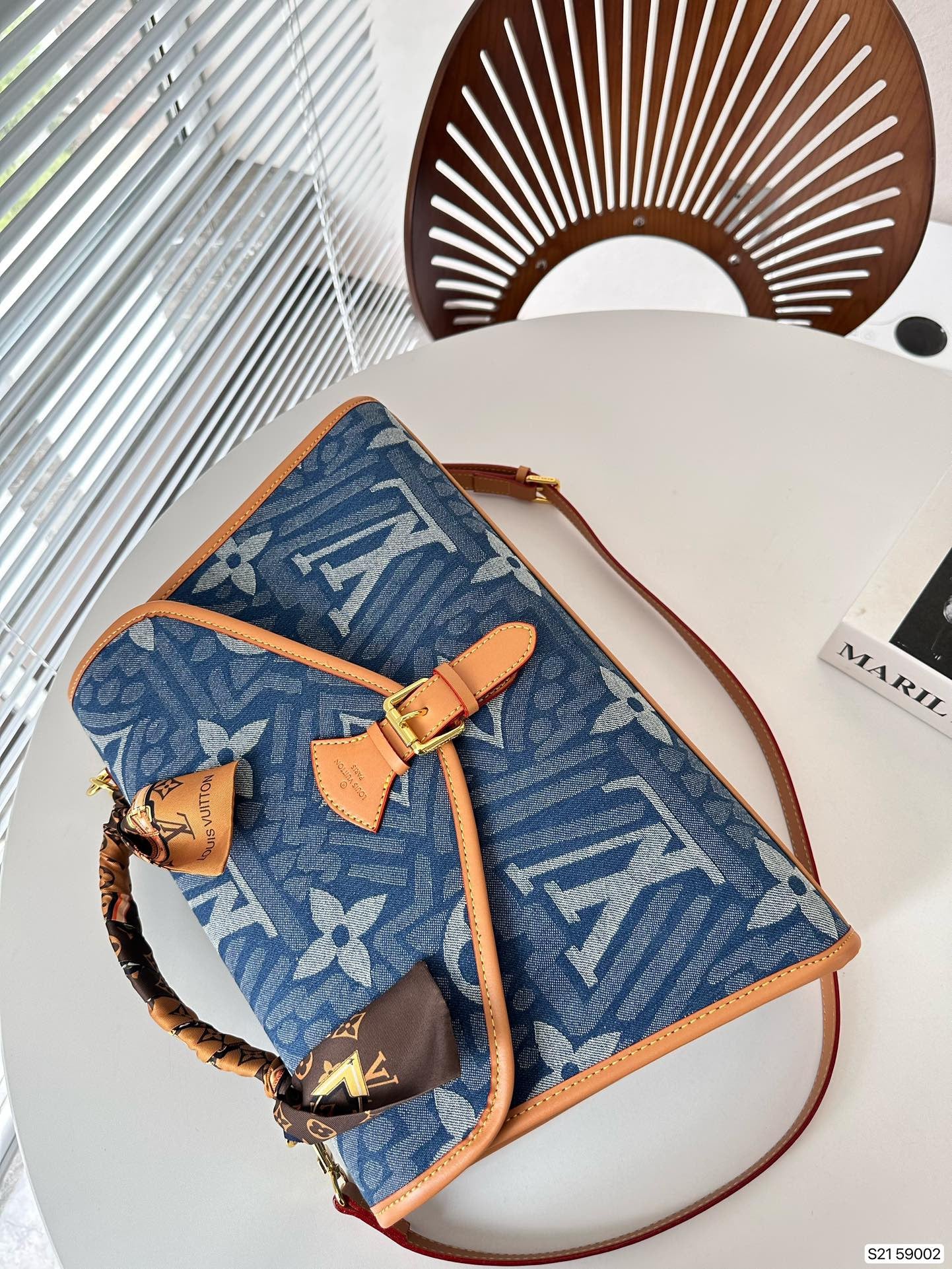 L&V デニムハンドバッグ おしゃれな - 画像 (2)