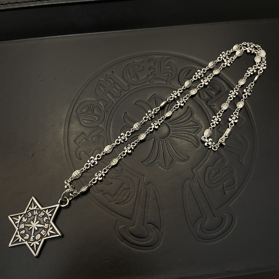 【CHROME HEARTS】ネックレス、新しいネックレス万能シンプルファッションオーナメント 24614 - 画像 (3)