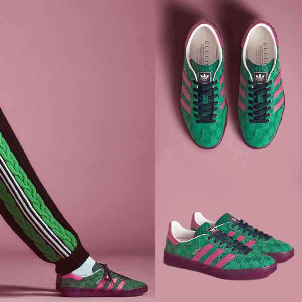 ADIDAS X GUCCI ガゼル スニーカー