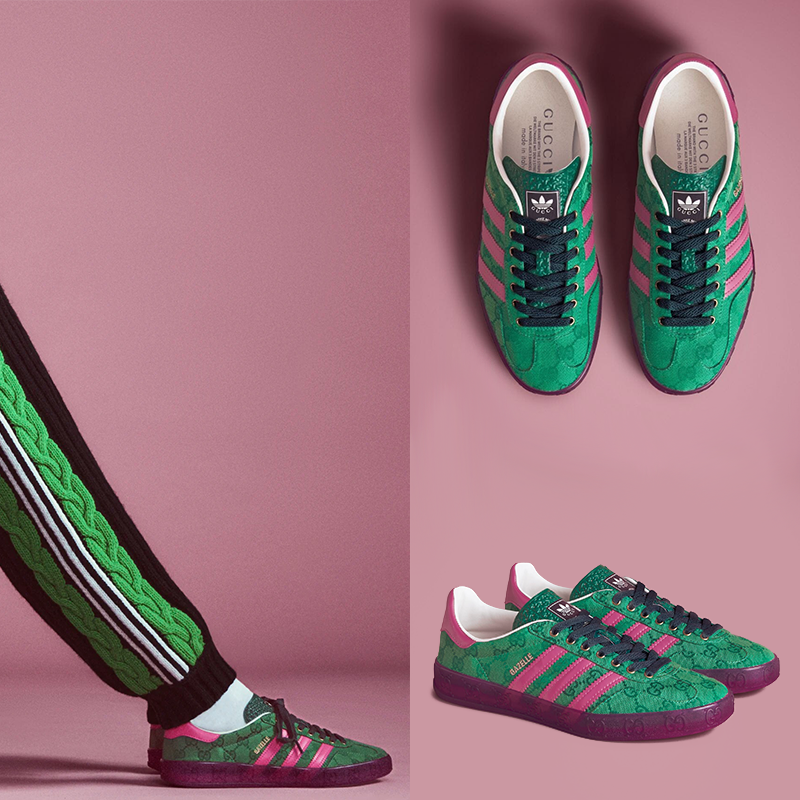 ADIDAS X GUCCI ガゼル スニーカー