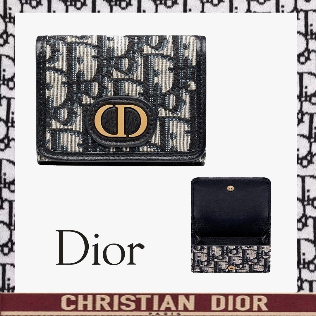 【DIOR】ディオール オブリーク 30 MONTAIGNE コンパクト財布 - 画像 (7)