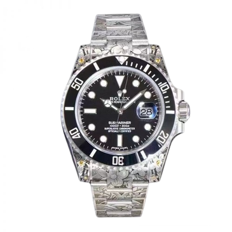 ロレックス サブマリーナーデイト 彫金 116610LV/116610LN - 画像 (7)